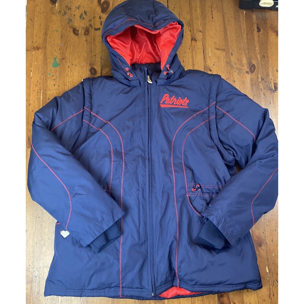 Reebok New England Patriots Team Apparel Puffer Winter Jacket Coat Women's 2XL